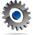 Gear vector image