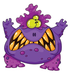 Terrible monster vector image