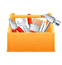 Toolbox vector image