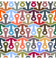 Pattern with stylized anchors vector image