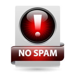 No spam icon vector image