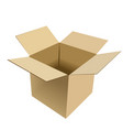 Cardboard box vector image