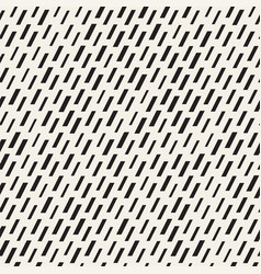 Seamless black and white irregular dash Royalty Free Vector