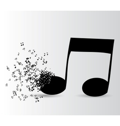 Abstract music background for your design vector image