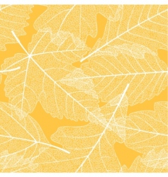 Autumn leaves pattern vector image