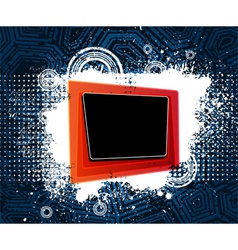 Grungy banner vector image