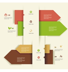 Modern Design templateUse for infographicsnumbered Modern Design templateUse for infographicsnumbered vector image