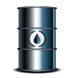 Oil barrel vector image