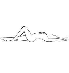 Nude woman Nude woman vector image