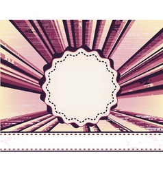 Frame with rounded corners on the background with vector image