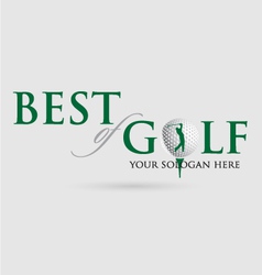 Best-of-golf vector image