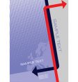 Brochure cover vector image