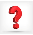 Question mark vector image