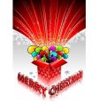 Magic gift box vector image