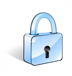 Lock icon vector image