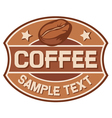 Coffee symbol Coffee symbol vector image