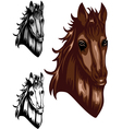 Horse color set vector image