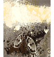 Grunge concert poster vector image