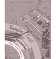 Vintage music poster vector image