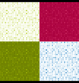 Set of seamless patterns vector image