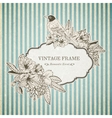 Romantic vintage card vector image