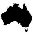 Australia detailed map vector image