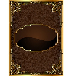 Vintage Golden Frame vector image