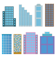 Modern buildings vector image