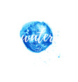Water logo for corporate style wellness vector image
