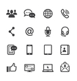 Communication Icons vector image