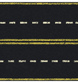 Road lines seamless pattern vector image