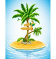 Tropical landscape vector image