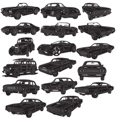 Cars Package Detailed vector image