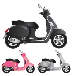 Scooter illustration vector image