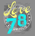 78 SEAL OF LOVE 78 SEAL OF LOVE vector image