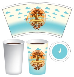 Cup of tea or coffee vector image