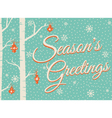 Christmas card vector image