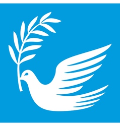 Dove of peace vector image