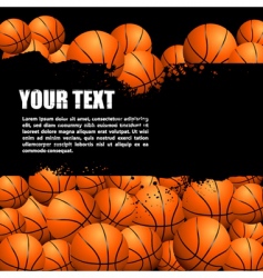 Balls background vector image