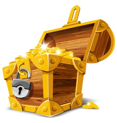 Treasure chest vector image