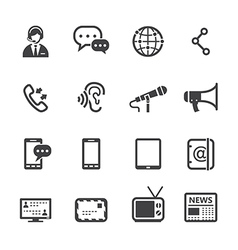Communication Icons vector image