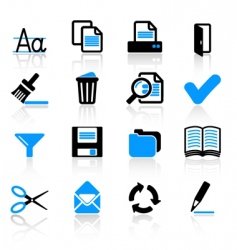 Computer icons vector image