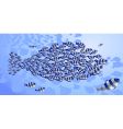 Fish vector image