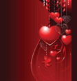 Valentines day concept background vector image