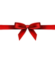 Red shiny bow Red shiny bow vector image