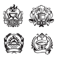 Set of different cooking banners vector image