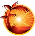 Tropical background vector image