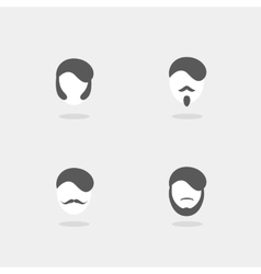 Set of hipster style Set of hipster style vector image