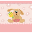 Baby greetings card vector image