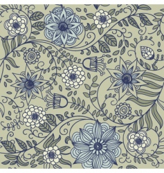 Vintage seamless pattern vector image